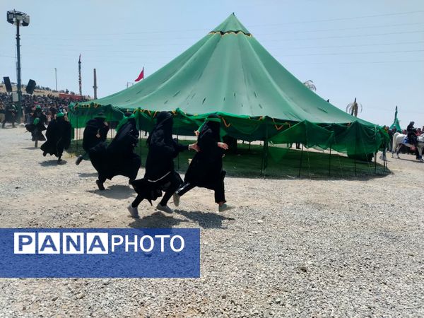 مراسم تعزیه‌خوانی در شهر طاقانک