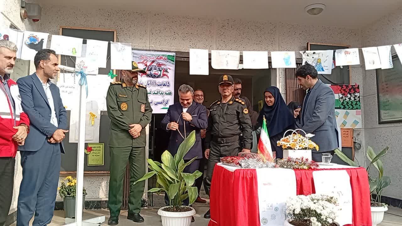 گرامیداشت هفته پدافند غیر عامل در قائمشهر