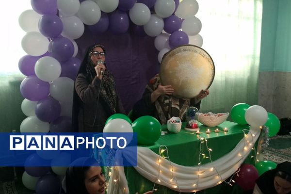 جشن ولادت امام زمان(عج) در دبستان عمار رباط‌کریم