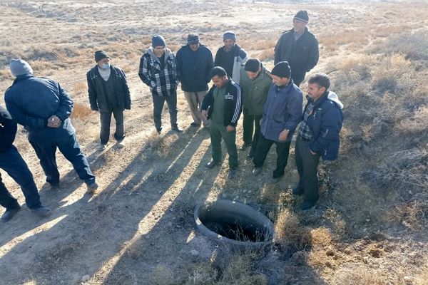 بازدید از قنات روستای پیشی دره جهت لایروبی
