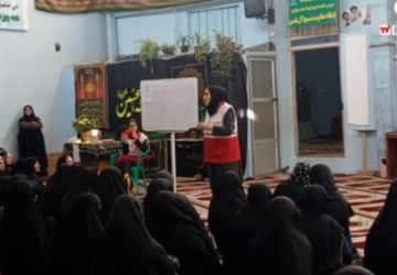 جلسه آموزشی کمک‌های اولیه در مسجد امام جعفر صادق(ع) یزدانشهر