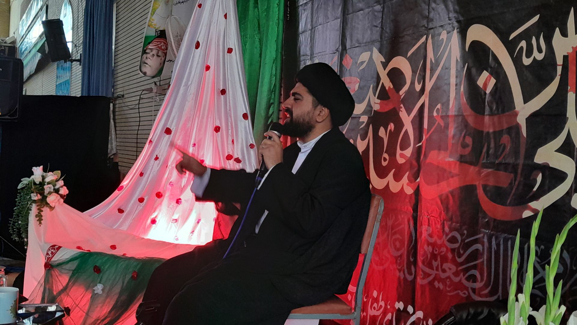  مراسم باشکوه شیرخوارگان حسینی در مسجد جامع درگزین