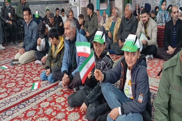 جشن انقلاب به مناسبت راهپیمایی یوم‌الله ۲۲ بهمن در مسجد جامع شهر بار