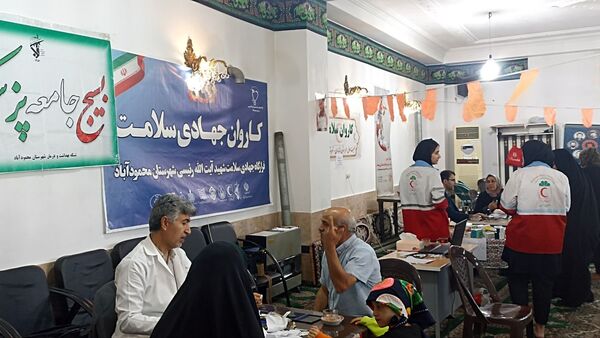 کاروان سلامت و ایستگاه سلامت در شهرستان محمودآباد