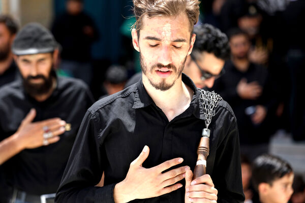 عزاداری روز تاسوعا در مسجد مقدس جمکران