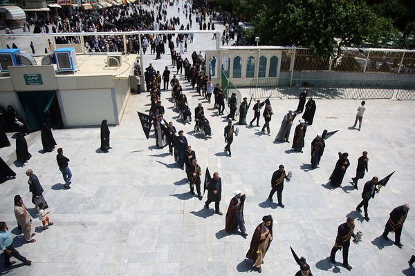 عزاداری سالروز شهادت امام جواد(ع) در حرم حضرت معصومه(س)