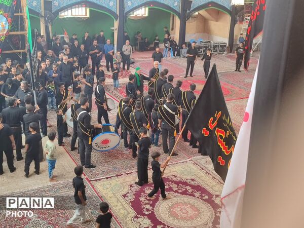 مراسم عزاداری رحلت پیامبر اکرم و شهادت امام حسن مجتبی در روستای علی آباد 
