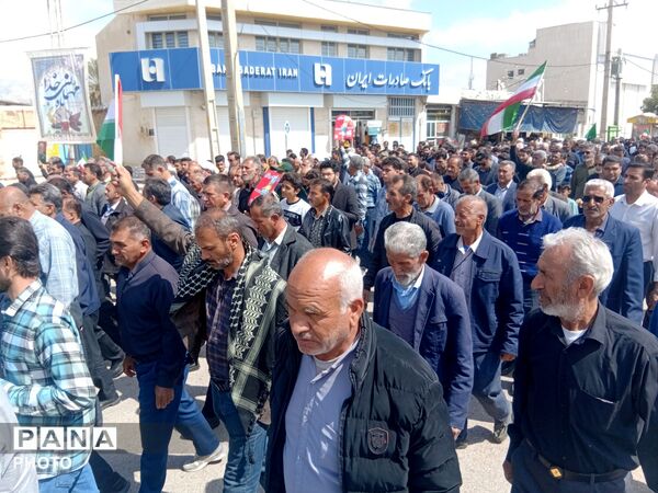 راهپیمایی روز قدس منطقه ششده