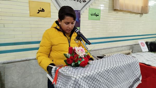 بدرقه دانش‌آموزان معتکف در شهرستان هوراند