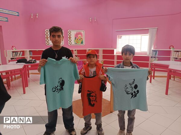 فردوسی در قاب هنر کودکان فارسان