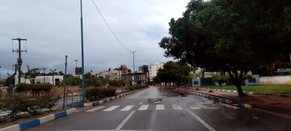 باران، چهره بندرعباس را تازه کرد