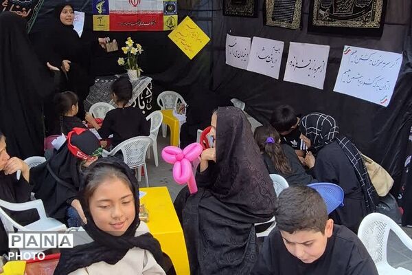 برپایی موکب توسط مدارس ناحیه دو شهرری به مناسبت اربعین حسینی 