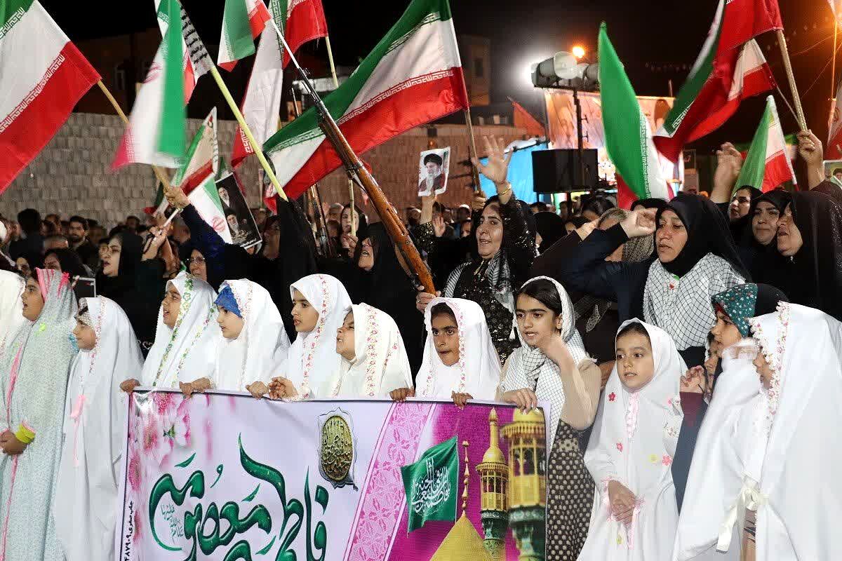 شامگاهی دیگر از حضور گرم مردمان باشتی در تجمعات