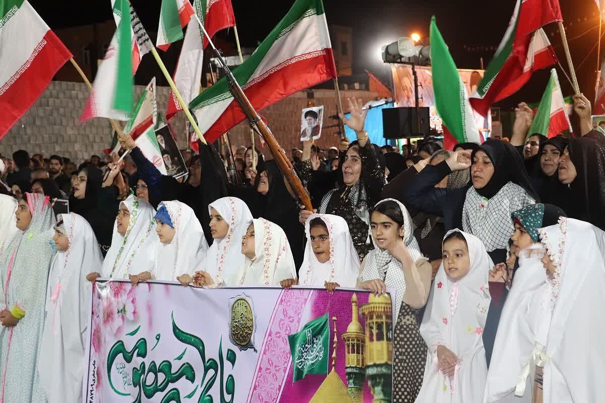 شامگاهی دیگر از حضور گرم مردمان باشتی در تجمعات