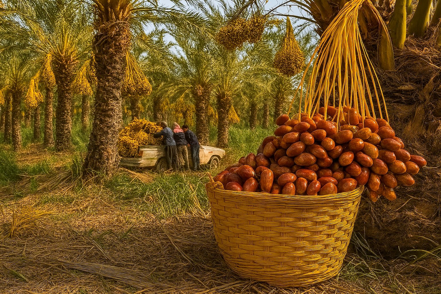 آغاز فصل برداشت خرما در جنوب ایران