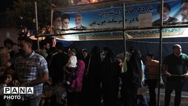 گذری بر موکب شهدای روستای آهوان در هشتاد و هشتمین شب 