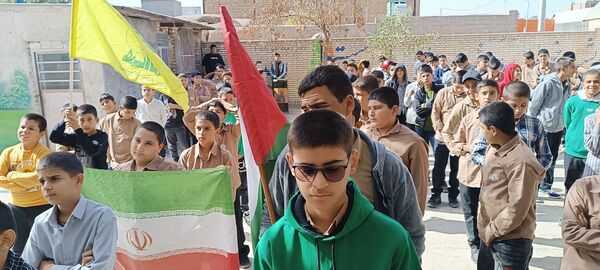 مراسم گرامیداشت شهید مقاومت در دبیرستان‌های پسرانه شهرستان خلیل‌آباد