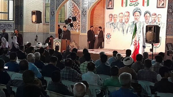 مراسم نخستین سالگرد شهدای خدمت در گلزار شهدای گمنام نیشابور 