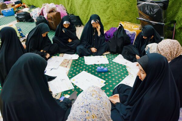 مراسم اعتکاف دانش‌آموزی در ناحیه ۵ مشهد 