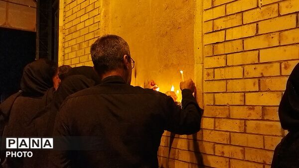 نیشابور در شب شام غریبان نورانی شد 