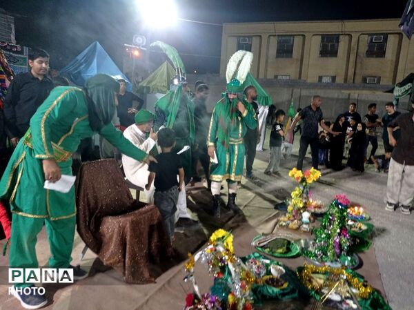 آیین سنتی تعزیه‌خوانی «عروسی شاهزاده قاسم» در محله زرکی میناب