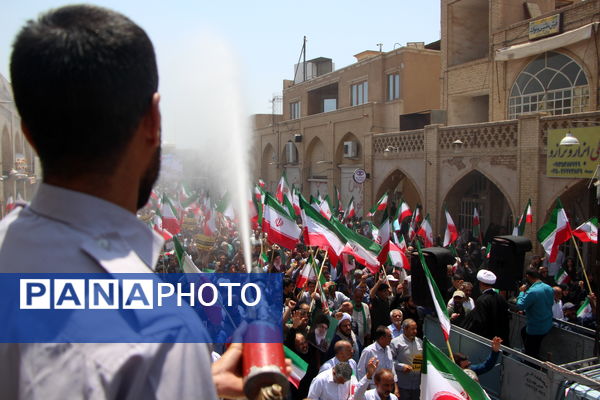 خروش یزدی‌ها برای انتقام از رژیم صهیونیستی