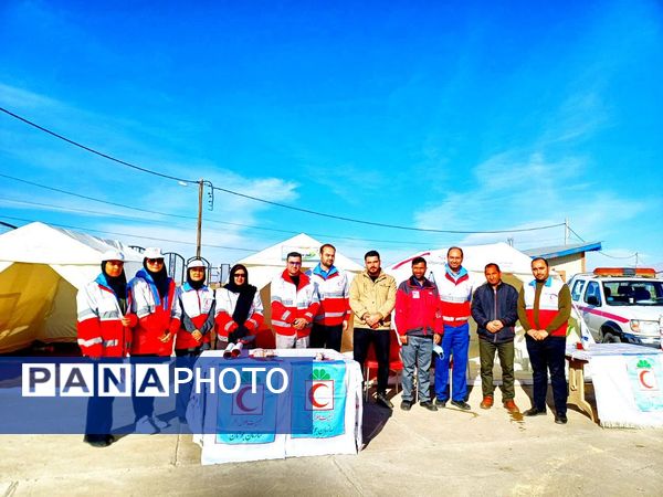 حضور تیم سحر هلال‌احمر شیروان در مانور اضطراری شهرستان فاروج