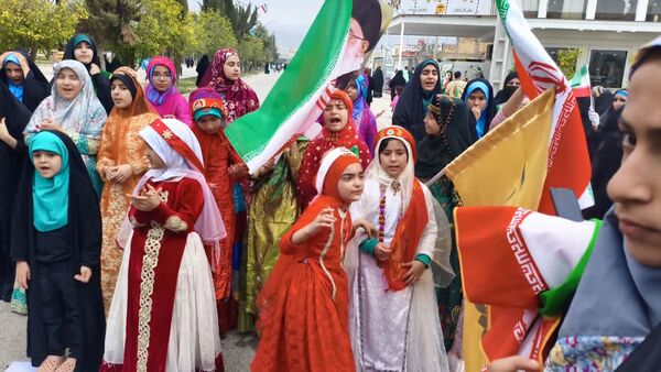 حضور  پرشور مردم در راهپیمایی ۲۲ بهمن دهدشت