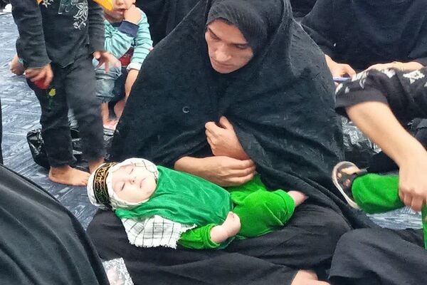 سوگواره شیرخوارگان حسینی در شهرستان باشت