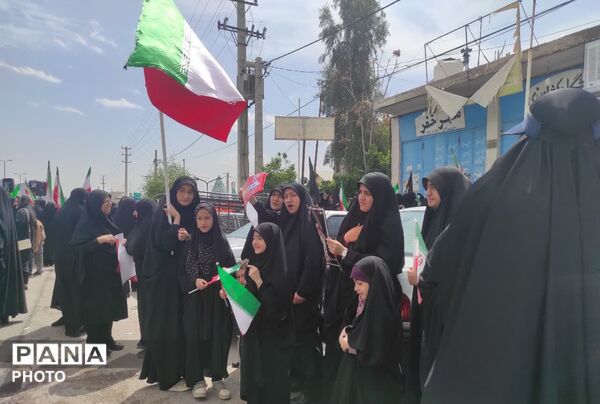 راهپیمایی روز قدس در خفر