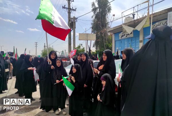 راهپیمایی روز قدس در خفر