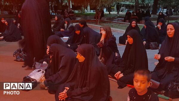 نوای حماسه حسینی در مزار شهدای گمنام نظرآباد 