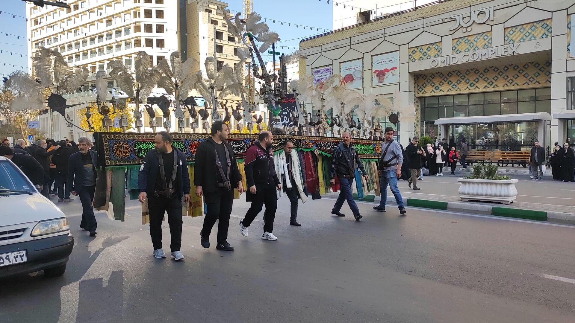 مراسم عزاداری حضرت فاطمه زهرا (س)  در حرم مطهر امام رضا (ع)  در مشهد مقدس