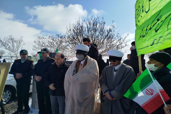راهپیمایی ۲۲ بهمن در شهر تیتکانلو 