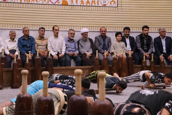 آیین افتتاح زورخانه مهدیه شهدا در شیراز