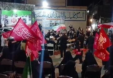 عزاداری شهادت امام رضا(ع) در تجمع شبانه روستای کرمجگان