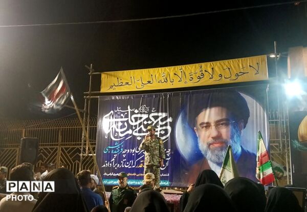 حضور گسترده مردم  خلیل آباد در یادبود شهید سجاد عسکری 