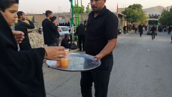 هیات‌ عزاداری‌ در شهر وردنجان‌‌ 