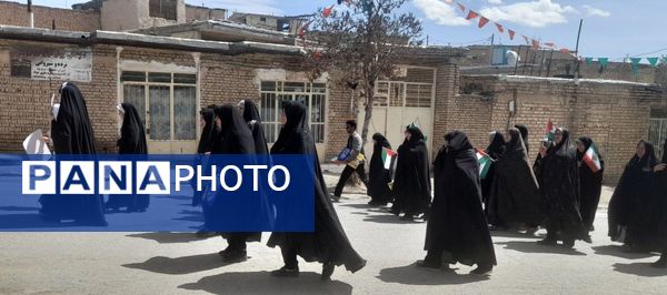 راهپیمایی روز قدس در روستای حیدری