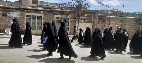 راهپیمایی روز قدس در روستای حیدری