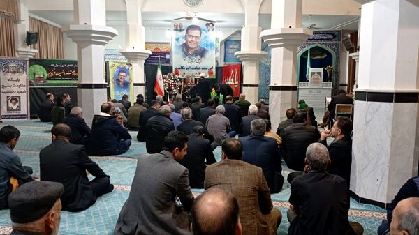 مراسم بزرگداشت شهید علی اکبر حسین زاده  در خلیل آباد