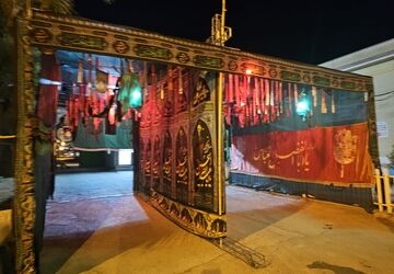 عزاداری هیئت امام حسین(ع) سپاه پاسداران شهرستان لنده