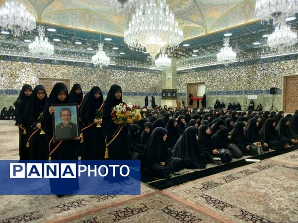 محفل هفتگی هیات «معصومانه» با حضور دختران دبیرستانی در قم