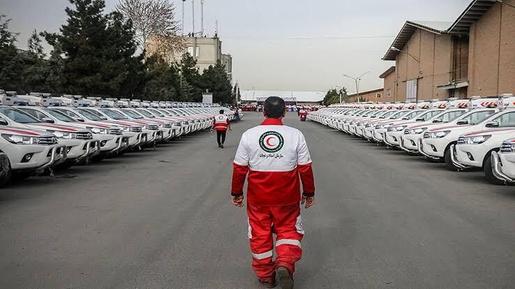 آمادگی ۳۷۰۰ نیروی هلال‌احمر برای مراسم تشیع رهبر شهید