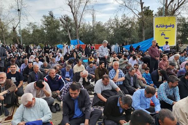 برگزاری نماز عید فطر در ناحیه دو شهرری 