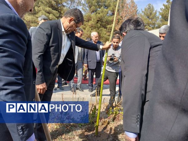 کاشت نهال یادمان صحن دانش تا کرسی قانون‌گذاری 