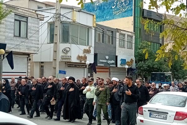 برگزاری مراسم پیاده‌روی جاماندگان اربعین درشهرستان فیروزکوه