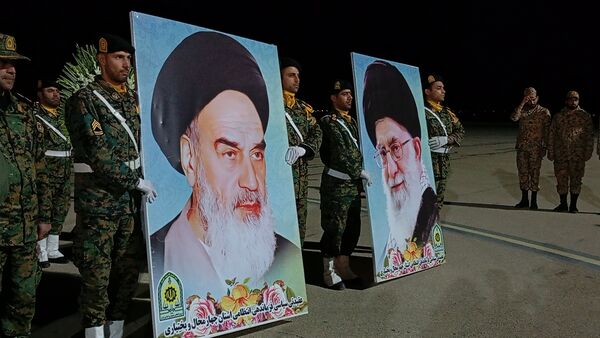 آیین استقبال از ۶ شهید گمنام در استان چهارمحال و بختیاری