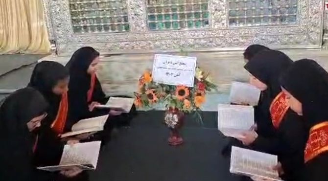 دل‌های پاک دانش آموزان در انتظار باران