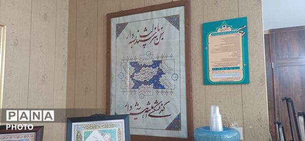 نمایشگاه آثار هنرجویان صریر در درگزین